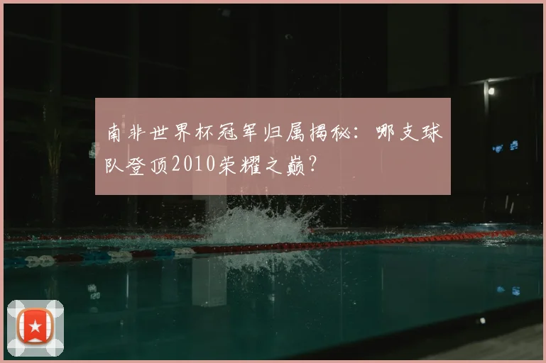 南非世界杯冠军归属揭秘：哪支球队登顶2010荣耀之巅？